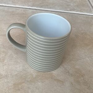 Set of 4 New Denby Pottery Stripe Sand Mugs